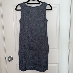 Theory Deep Denim Tierra Wash Dress (size 00)